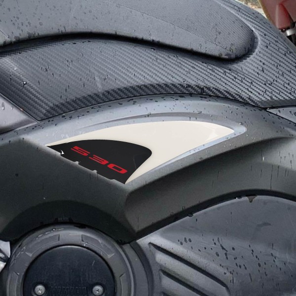 Kit 2 ADESIVI in RESINA TMAX 530 Stickers 3D PROTEZIONE GRAFFI YAMAHA 2012-2016