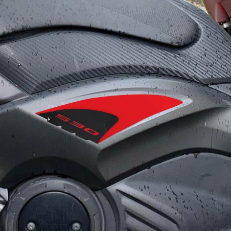 Kit 2 ADESIVI in RESINA TMAX 530 Stickers 3D PROTEZIONE GRAFFI YAMAHA 2012-2016