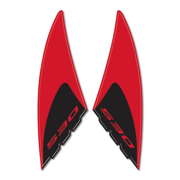 Kit 2 RESIN TMAX 530 Stickers 3D GRAFFI PROTECTION YAMAHA 2012-2016