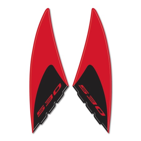 Kit 2 Pegatinas RESINA TMAX 530 3D GRAFFI PROTECTION YAMAHA 2012-2016