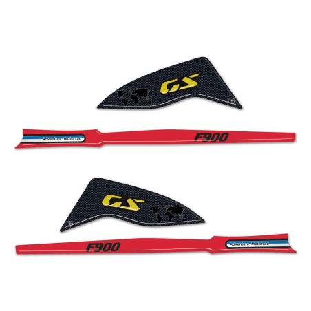 Protezioni 3D Paramani moto Adesivi Resinati compatibili con BMW F900 GS 2024