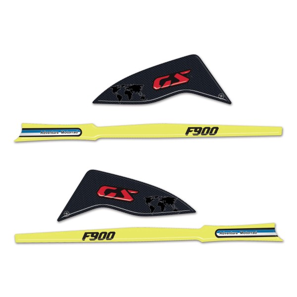 3D handguards moto Pegatinas de resina compatible con BMW F900 GS 2024