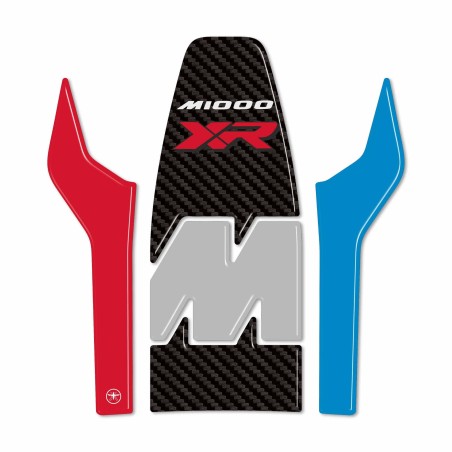 Paraserbatoio Adesivo 3D Protezione serbatoio moto compatibile con BMW M 1000 XR