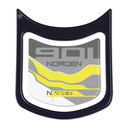 Adesivo Gel 3D Paraserbatoio moto compatibile con Husqvarna Norden 901 2024-2025 2