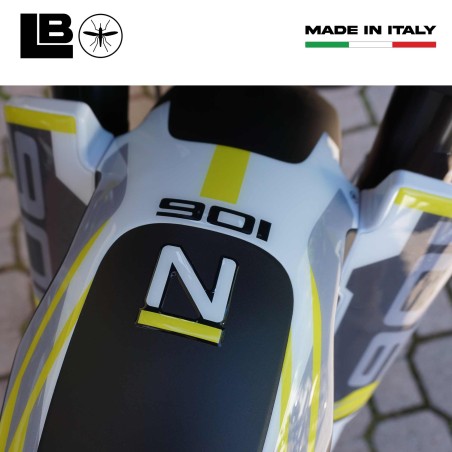 Protezione Parafango moto Adesivo 3D compatibile con Husqvarna Norden 901 2024-5