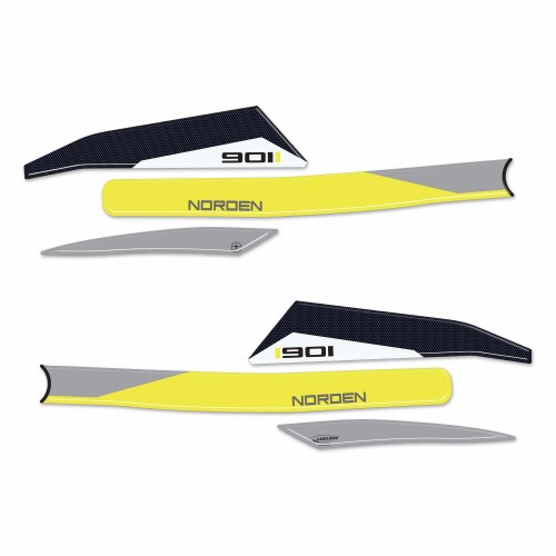 Protezioni Paramani Adesivi 3D moto compatibili con Husqvarna Norden 901 2024-25 2
