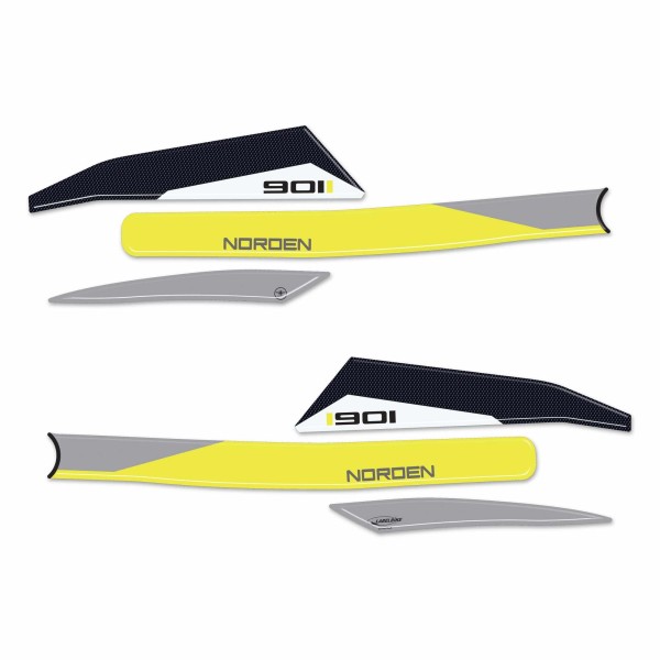 Protezioni Paramani Adesivi 3D moto compatibili con Husqvarna Norden 901 2024-25