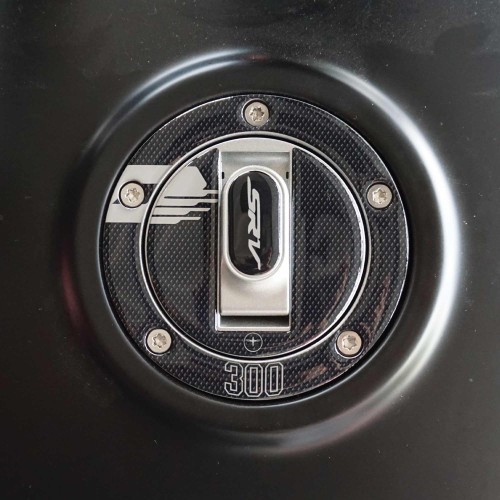 Adhesivo 3D Tank cap protección moto compatible con QJ Motor SRV 300