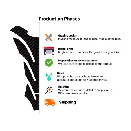 Adhesive tank protection sticker compatible with QJ Motor SRT 800 SX