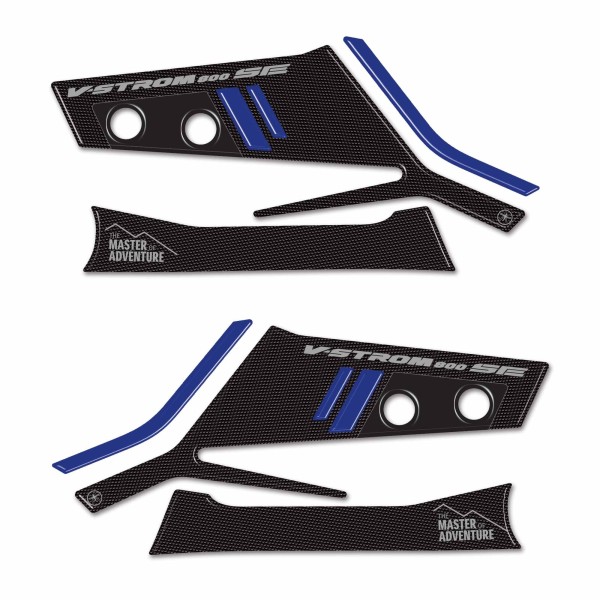 Stickers moto 3D pour garde-mains compatibles avec Suzuki V-Strom 800SE