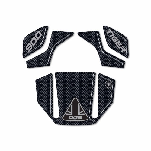 Aufkleber 3D Schutzzone Schlüssel Motorrad kompatibel mit Triumph Tiger 900 2024-25