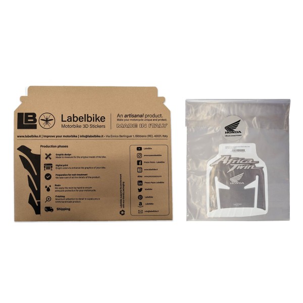 Adesivo 3D Paraserbatoio ufficiale moto Honda Africa Twin CRF 1000L 2016-2019