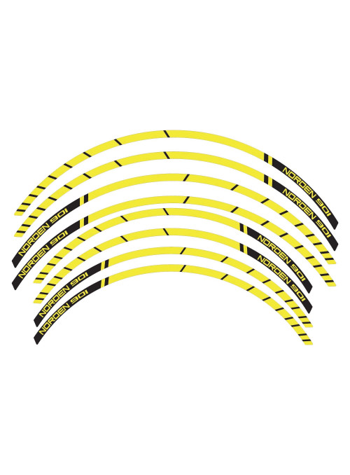 Kit strisce adesive per cerchi moto compatibili Husqvarna Norden 901 2