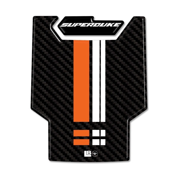 Adesivo 3D Paraserbatoio BASSO moto compatibile con KTM 1390 Super Duke R 2024