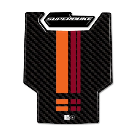 Adesivo 3D Paraserbatoio BASSO moto compatibile con KTM 1390 Super Duke R 2024