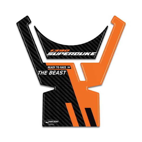 Paraserbatoio ALTO Adesivo 3D moto compatibile con KTM 1390 Super Duke R 2024