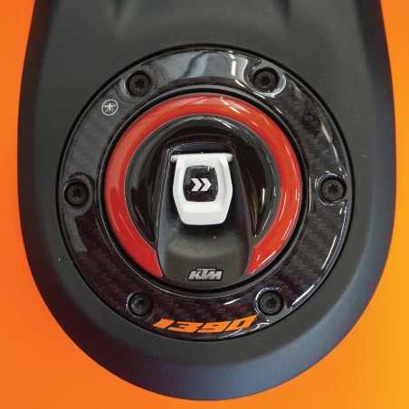 Sticker 3D Protection de bouchon de réservoir compatible avec KTM 1390 Super Duke R 2024