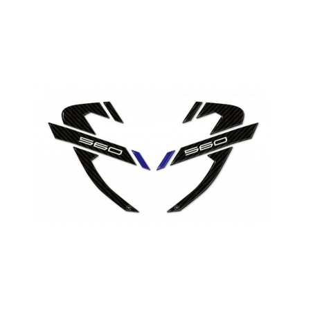 2 3D GEL ADHESIVOS CARENE PIEZAS scooter compatible YAMAHA TMAX 560 2020-21