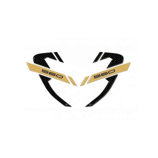 2 3D GEL ADHESIVES CARENE PARTS scooter compatible YAMAHA TMAX 560 2020-21