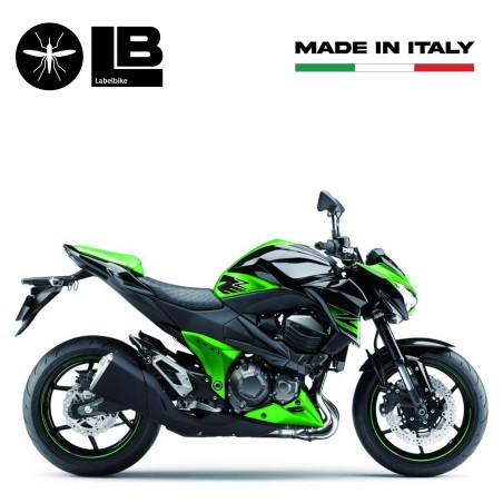 Protezioni Laterali serbatoio z800 adesivi compatibili con moto Kawasaki carbon
