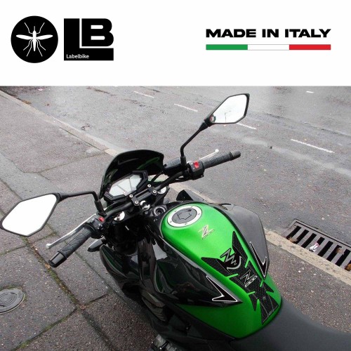 Kit d'autocollants en résine Protecteurs en fibre de carbone compatibles avec la moto Z800 Kawasaki Z 800 2