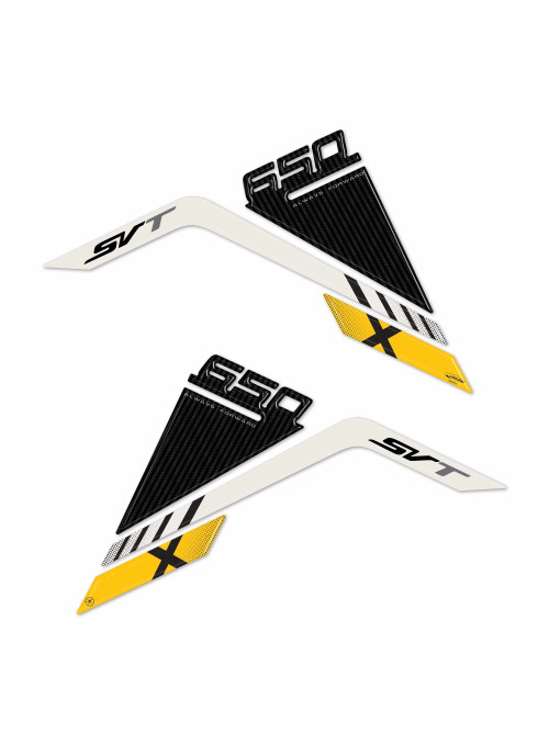 3D Stickers Tank Side Protectors compatible with QJ Motor SVT 650 X 2