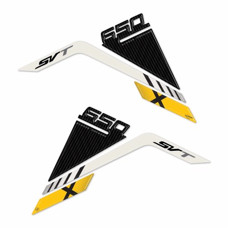 Stickers 3D Protections latérales de réservoir compatibles avec QJ Motor SVT 650 X