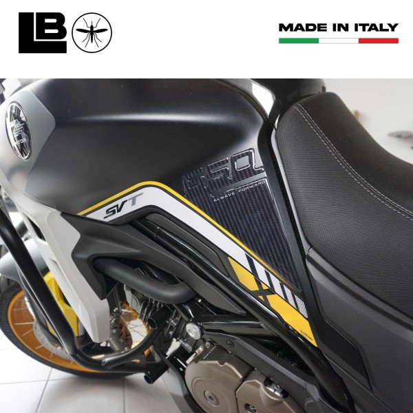 3D Aufkleber Tank Side Protectors kompatibel mit QJ Motor SVT 650 X