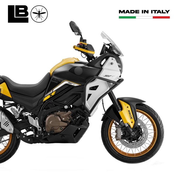 3D Aufkleber Tank Side Protectors kompatibel mit QJ Motor SVT 650 X