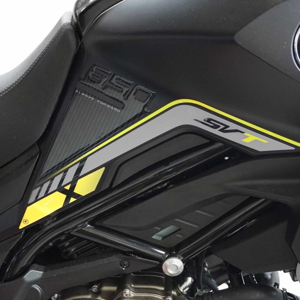 Stickers 3D Protections latérales de réservoir compatibles avec QJ Motor SVT 650 X