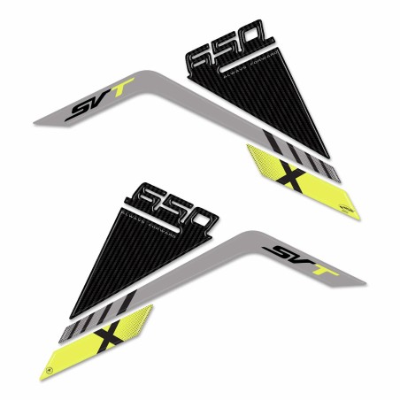 Stickers 3D Protections latérales de réservoir compatibles avec QJ Motor SVT 650 X