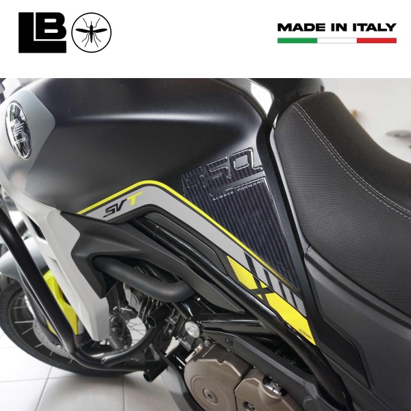 Stickers 3D Protections latérales de réservoir compatibles avec QJ Motor SVT 650 X