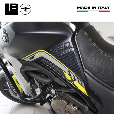 3D Aufkleber Tank Side Protectors kompatibel mit QJ Motor SVT 650 X