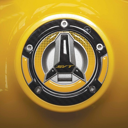 Adhesivo 3D Tank cap protección moto compatible con QJ Motor SVT 650 X