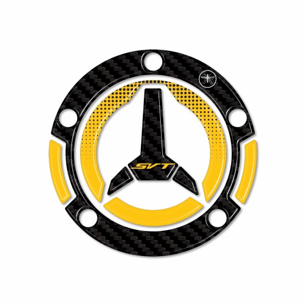 Adesivo 3D Protezione Tappo Serbatoio moto compatibile con QJ Motor SVT 650 X