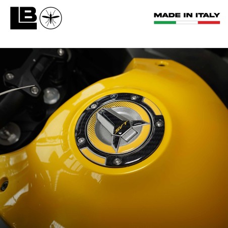 Adesivo 3D Protezione Tappo Serbatoio moto compatibile con QJ Motor SVT 650 X