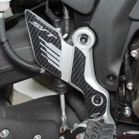 3D Aufkleber Motorrad Fußrasten kompatibel mit QJ Motor SVT 650 X