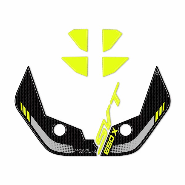 3D Stickers Front Protectors motorbike windshield compatible with QJ Motor SVT 650 X