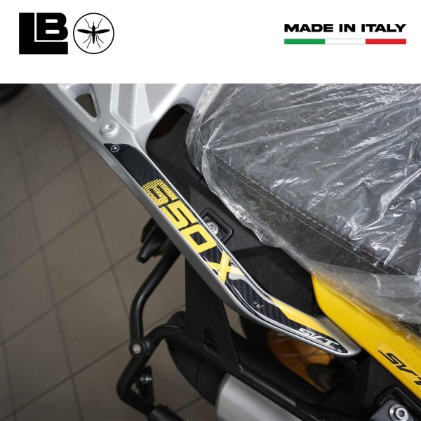 3D Aufkleber Beifahrer Griffe kompatibel mit QJ Motor SVT 650 X