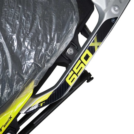 Pegatinas 3D Asideros Pasajero compatibles con QJ Motor SVT 650 X