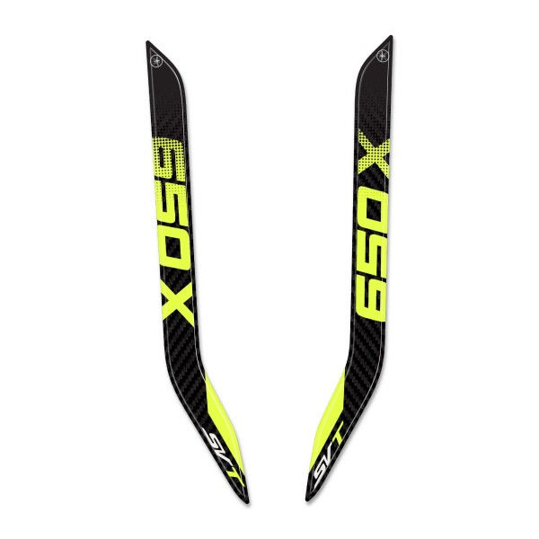 Pegatinas 3D Asideros Pasajero compatibles con QJ Motor SVT 650 X