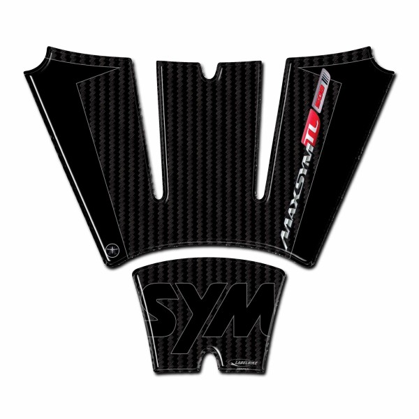 Klebegel 3D Trittbrettschutz Scooter kompatibel mit Sym Maxsym TL 508