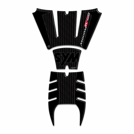 Kit Adesivi 3D Protezione Pedana e Sportello compatibili con Sym Maxsym TL 508