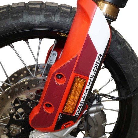 Stickers 3D mudguard protection compatible with Ducati DesertX Rally