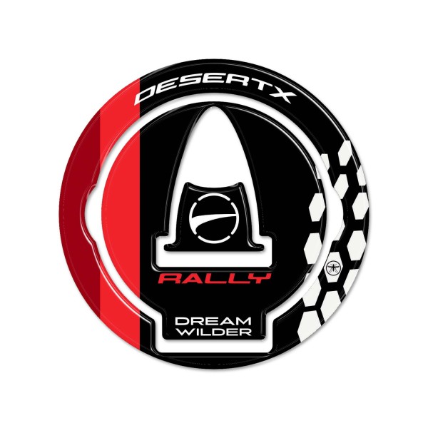 Sticker 3D Tank cap protección moto compatible con Ducati DesertX Rally