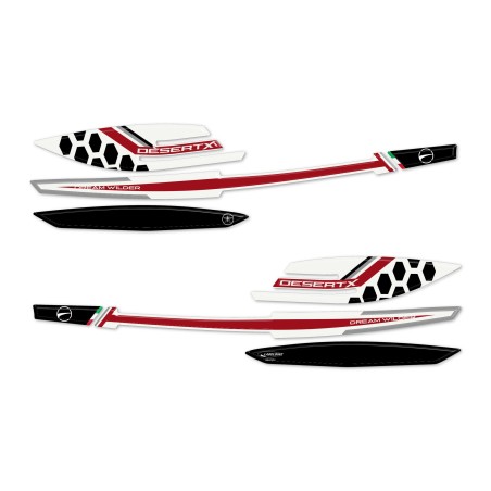 Protezioni Paramani moto Adesivi Gel 3D compatibili con Ducati Desertx Rally