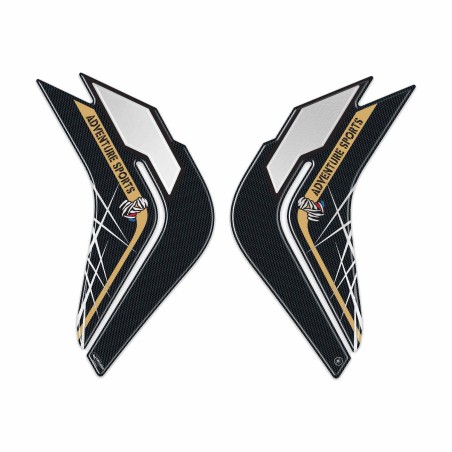 2 3D GEL SIDE PROTECTIONS compatible x MOTO HONDA AFRICA TWIN ADVENTURE 2019