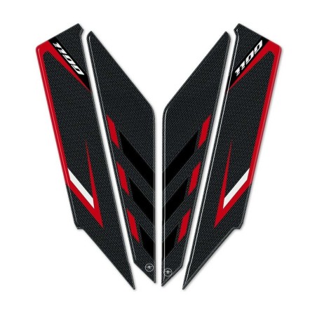 2 PROTECTIONS DE PANNEAU AVANT ADHESIVES 3D compatibles HONDA AFRICA TWIN 1100 L