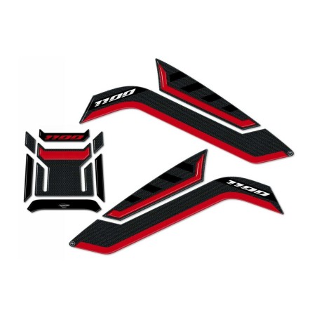 KIT 3 ADESIVI 3D SERBATOIO MOTO compatibili HONDA AFRICA TWIN 1100 L dal 2020 