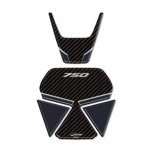 Adesivo in gel 3D protezione pedana zona accensione compatibile Honda Forza 750